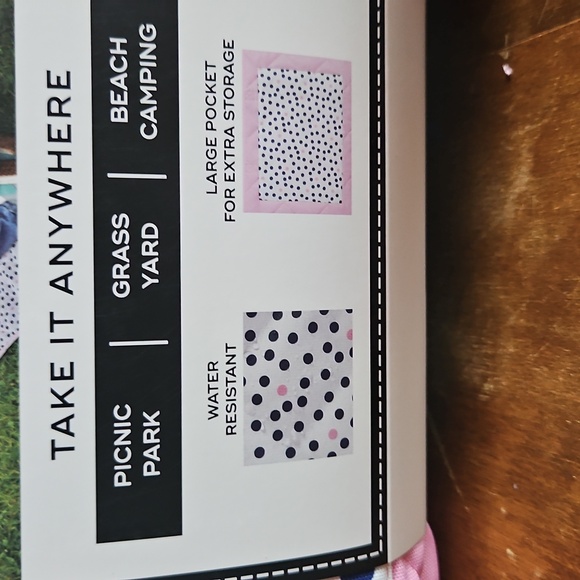 Scout Pink Outdoor Throw Blanket - Picture 3 of 6